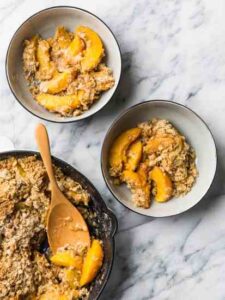 Cast-Iron Peach Crisp Recipe